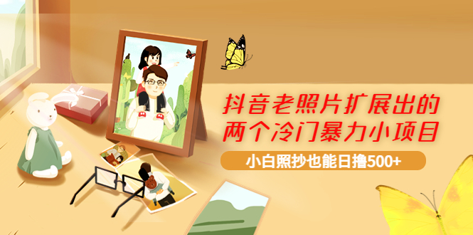 [抖音老照片翻新及新兴冷门项目的探索]