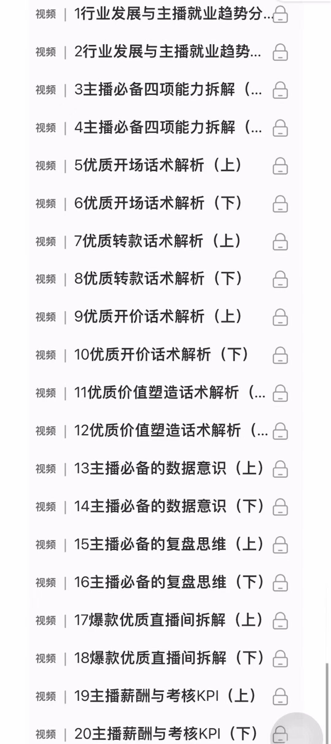 线上班0基础入门直播带货：手把手教你成为带货主播