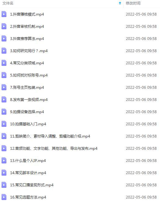 抖音视频变现课程：带你学习如何制作带货+打造IP