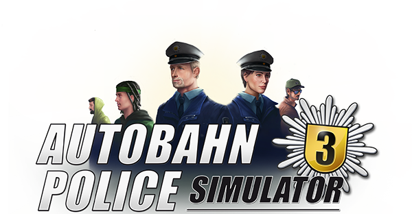 高速公路交警模拟3/Autobahn Police Simulator 3 9 ABPS3 Cover CharacterLineUp LogoENG