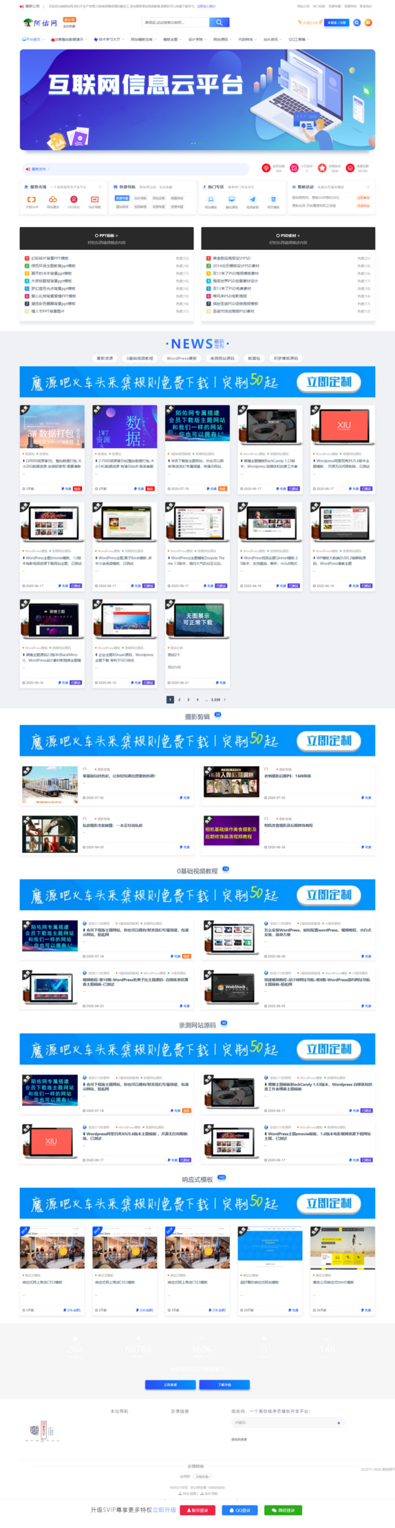 源码屋资源文章数据打包源码/wordpress整站打包32.04GB/价值6.7W下载门户