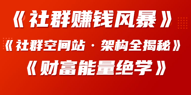 **新标题**： 《社群经济革命：架构揭秘与财富增长之道》
