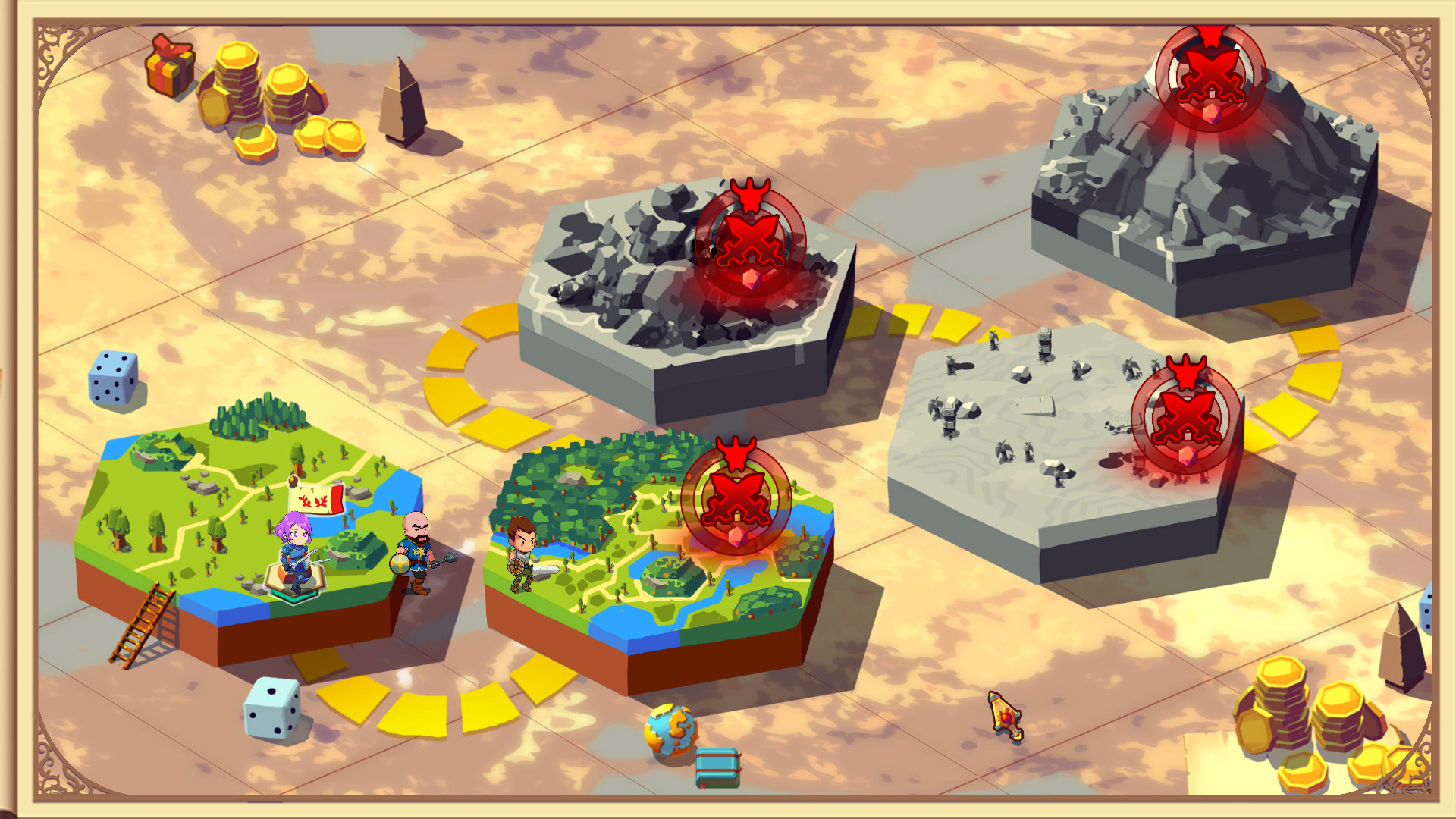 沿着陨石：游戏书 X 战略游戏