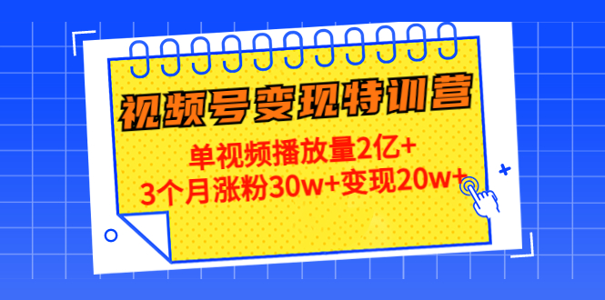 **20天视频号变现全攻略:从0到2亿流量,30万粉丝增长与20万变现的秘诀**