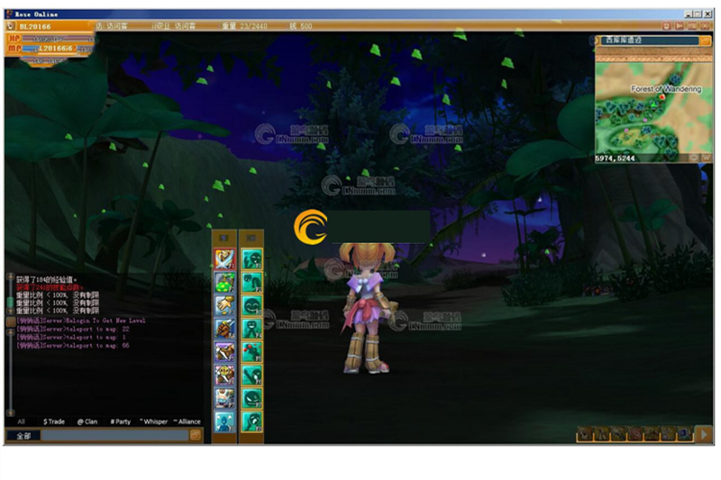 网游ROSE【精灵的密语】整理总结世界版一键即玩端+GM命令+架设+修改+外网教程